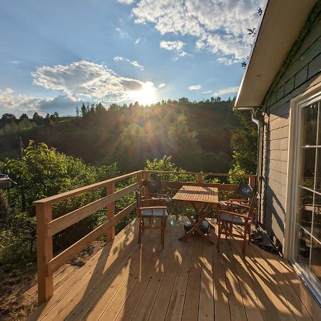 Ruhiges Ferienhaus Mit Sauna: Hellaberg III Langenbach  Luaran gambar