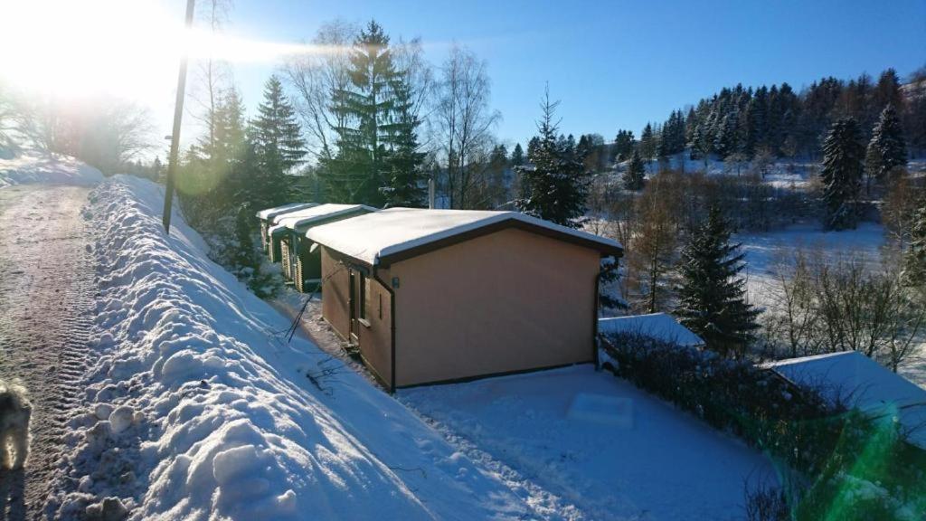 Ruhiges Ferienhaus Mit Sauna: Hellaberg III Langenbach  Luaran gambar